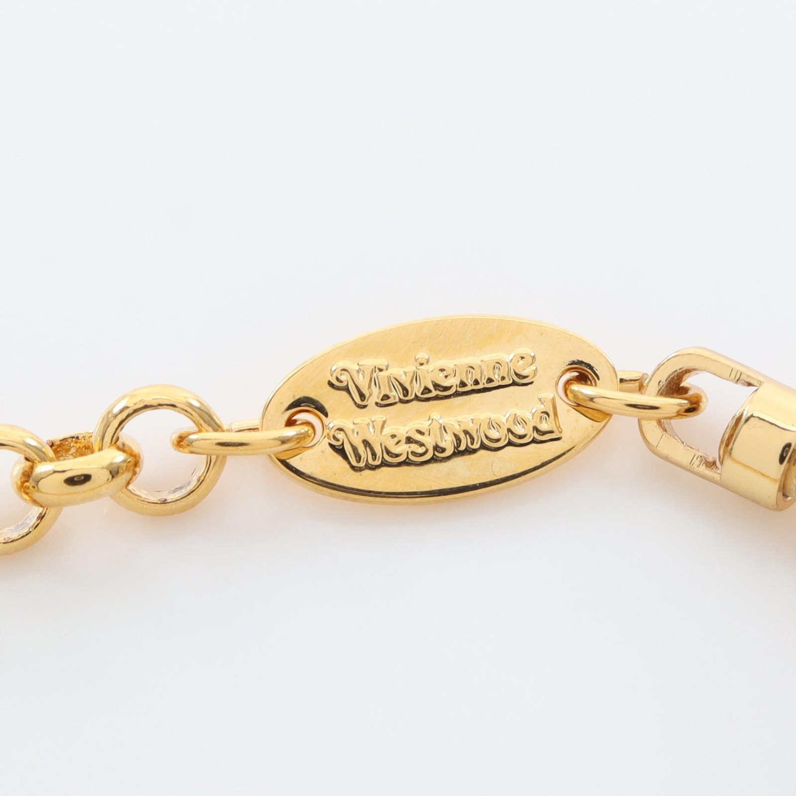 Vivienne Westwood NEW PETITE ORB Bracelet Gold Plated Rhinestone Multicolor NEW