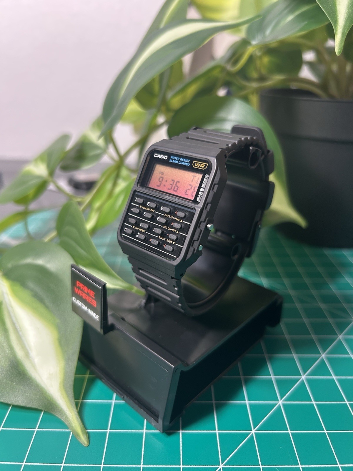 Custom Casio CA53W1 Calculator Watch – Sunset Mod