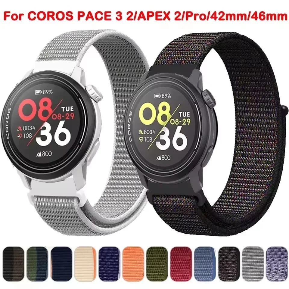 WOCCI Nylon strap Watch Band 18mm 20mm 22mm Watchband for Men Quick Release