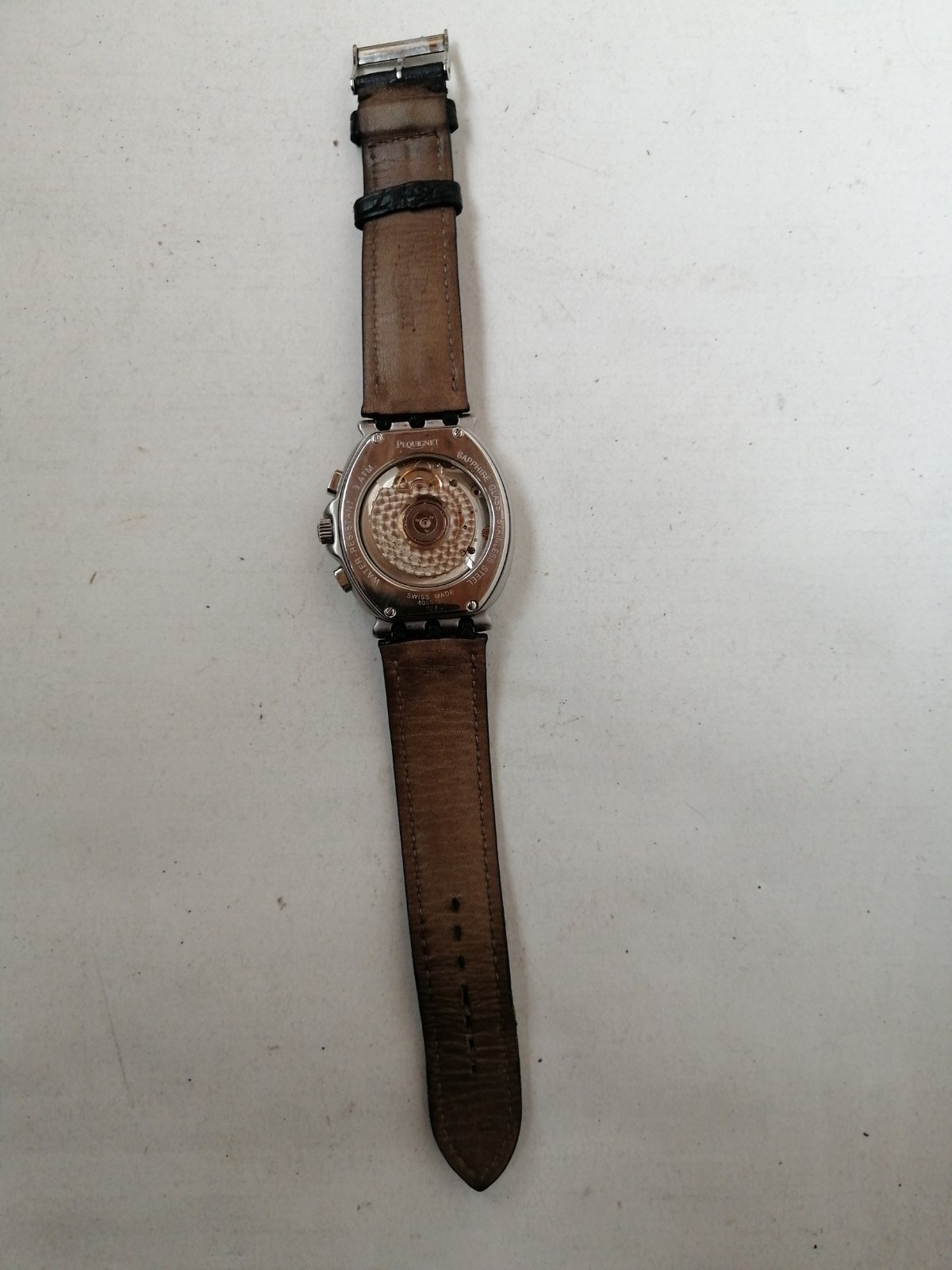 SERVICED Vintage Pequignet Chrono 37 Jewels ETA 2894-2 Swiss Automatic Men Watch