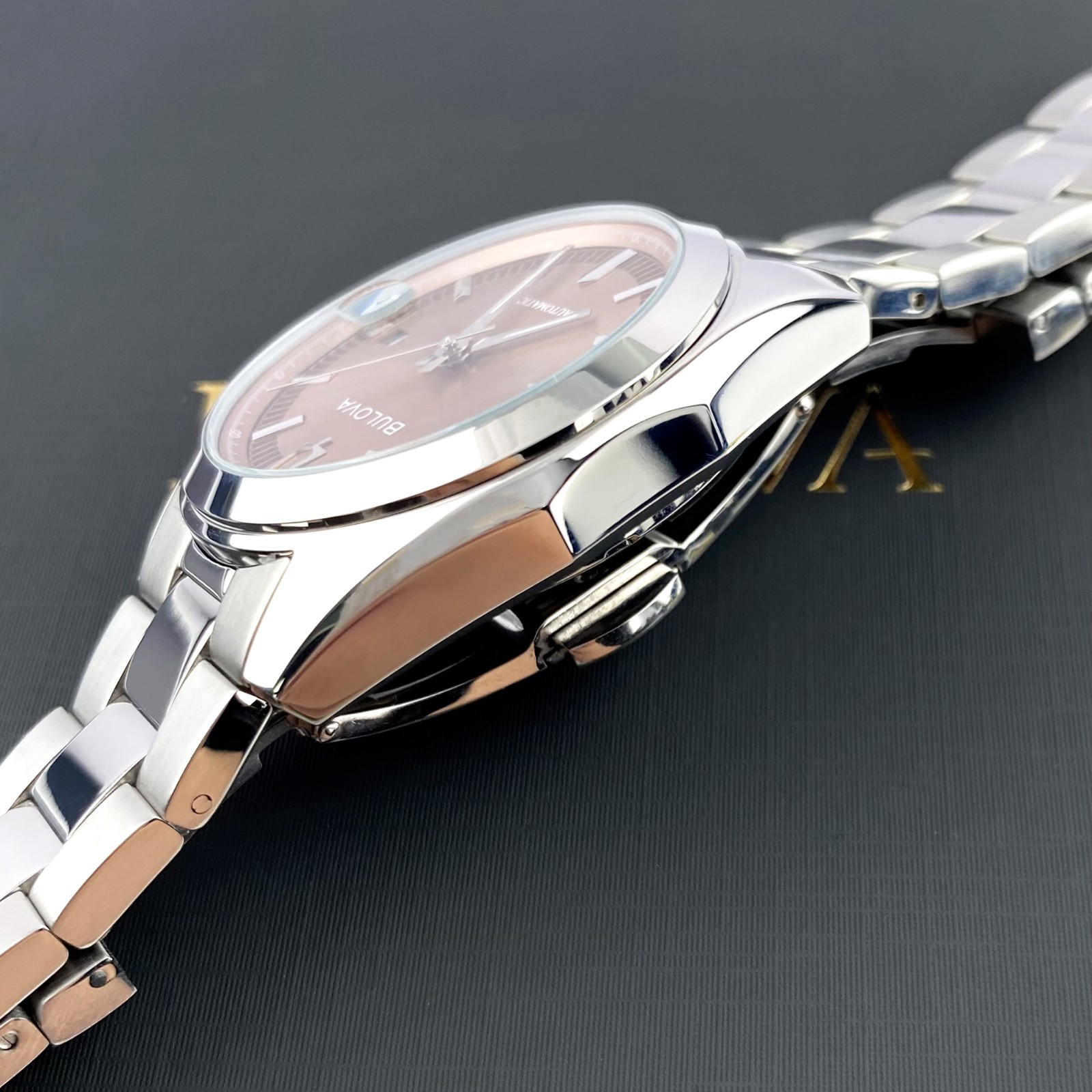 Bulova Surveyor 96B470 Automatic 39mm Brown Dial Stainless Steel Men’s Watch