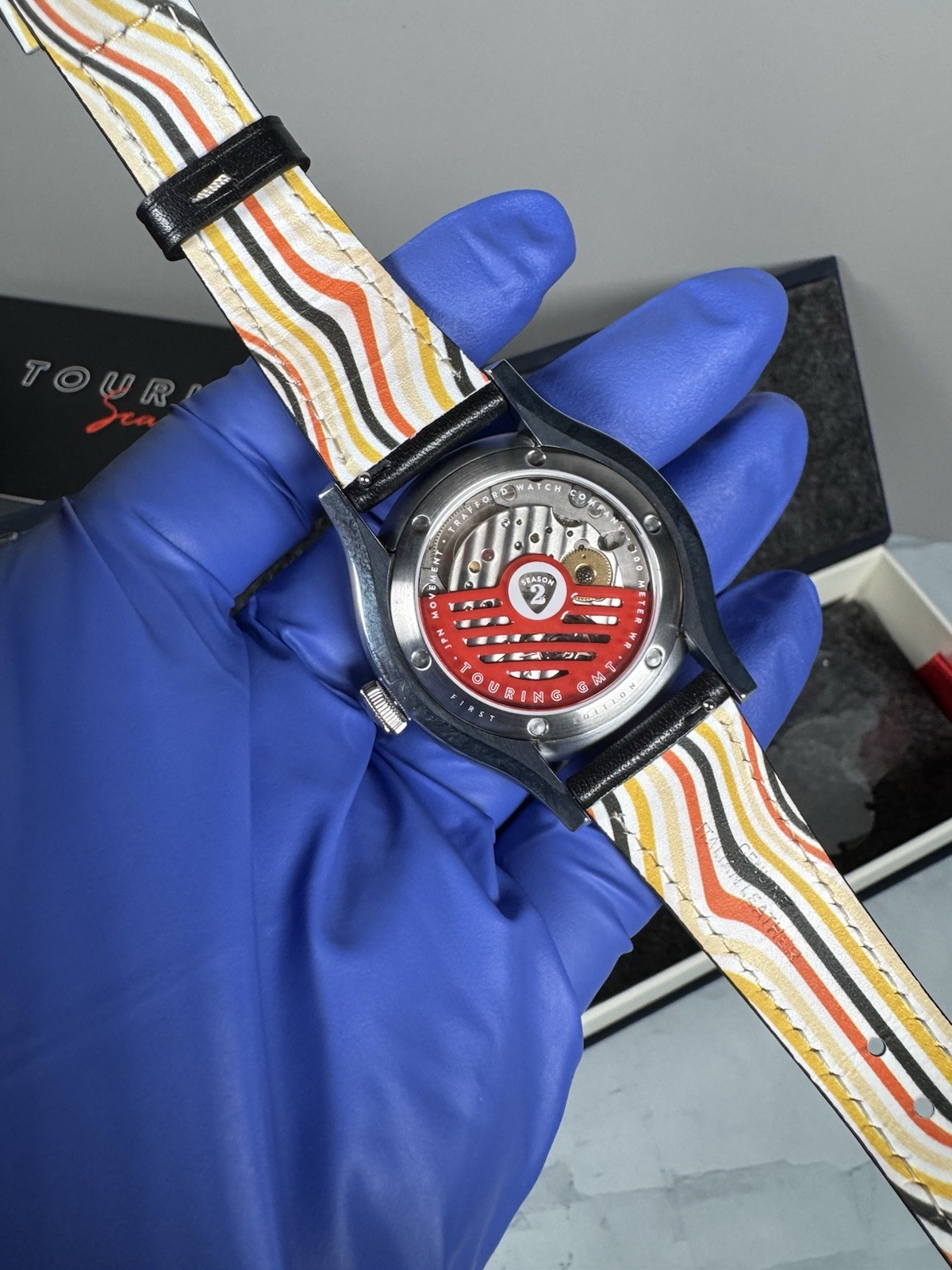 Trafford watch Co Touring GMT Slow Hand Automatic Watch