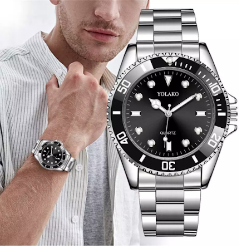 Classic Luxury Men’s Stainless Steel Casual Analog Date Quartz Wrist Watch UK