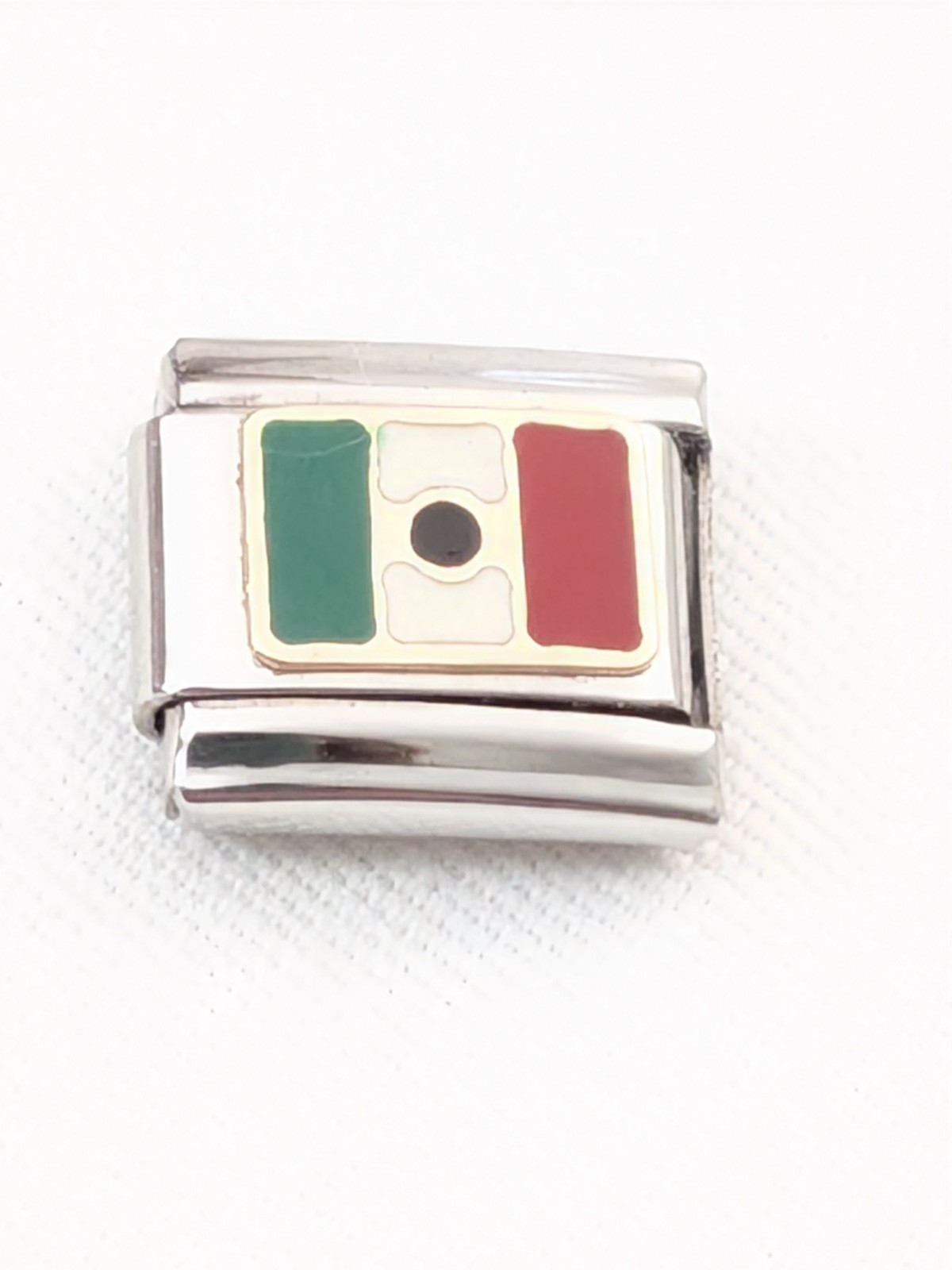IF Italian Mexico Mexican Flag Classic 9mm Link E156