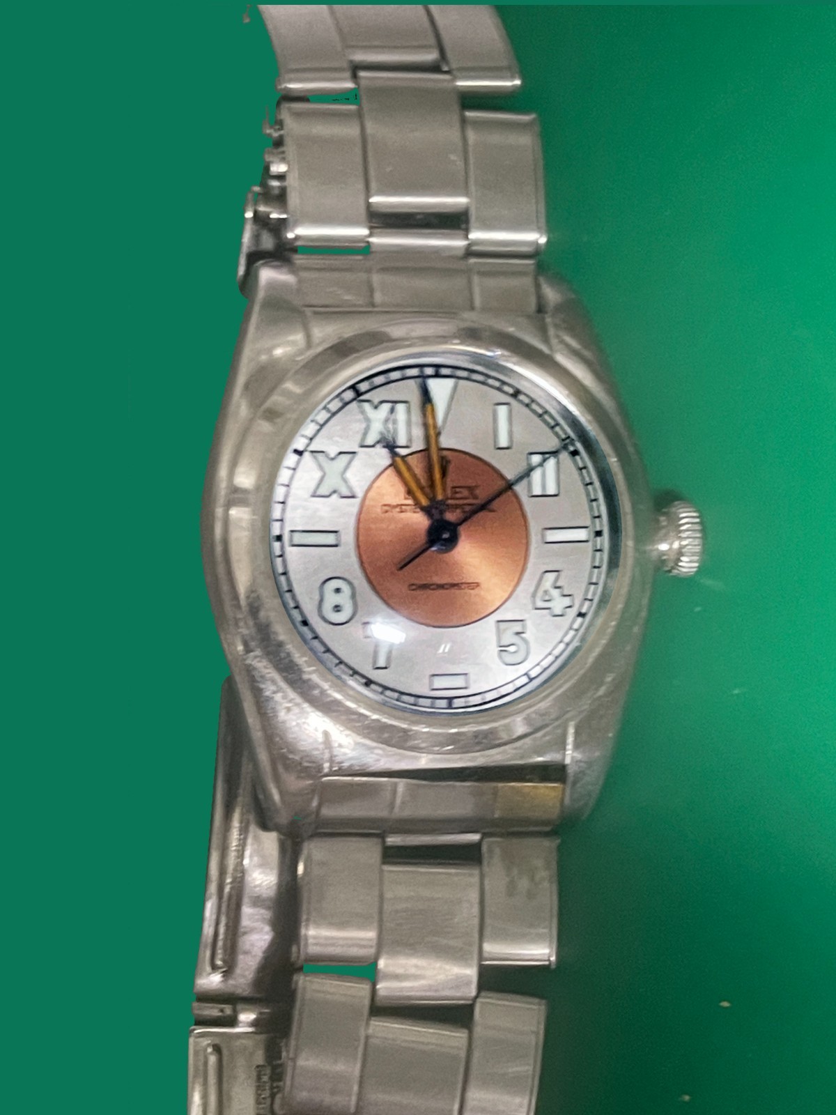 Vintage 1945 Rolex BubbleBack Oyster Perpetual Chronometer Men’s Watch Ref.2940