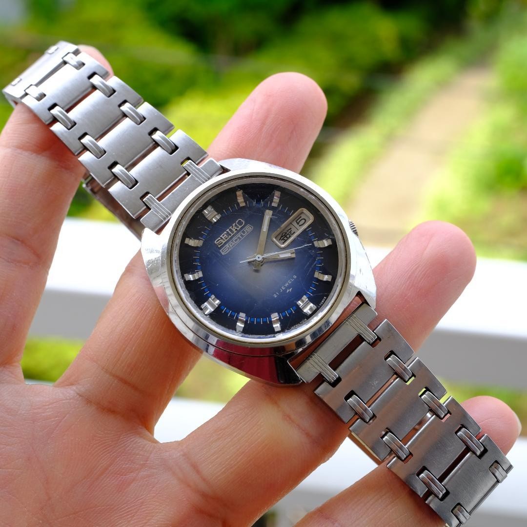 Working SEIKO 5 ACTUS Automatic Watch 21 Stone