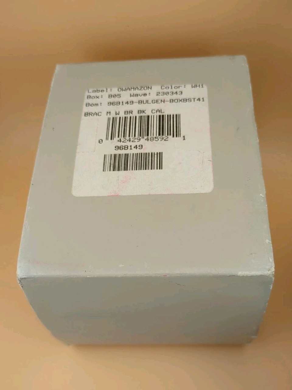 Bulova 96B149 Mens Stainless Steel Watch Black Dial Original Packaging & Parts