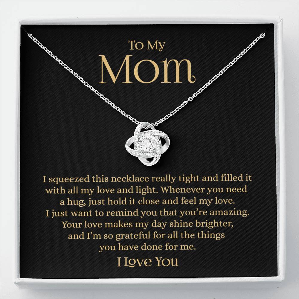 My Mom Necklace, Gift From Daughter Son, Mom Jewelry Birthday Mother’s Day Gifts