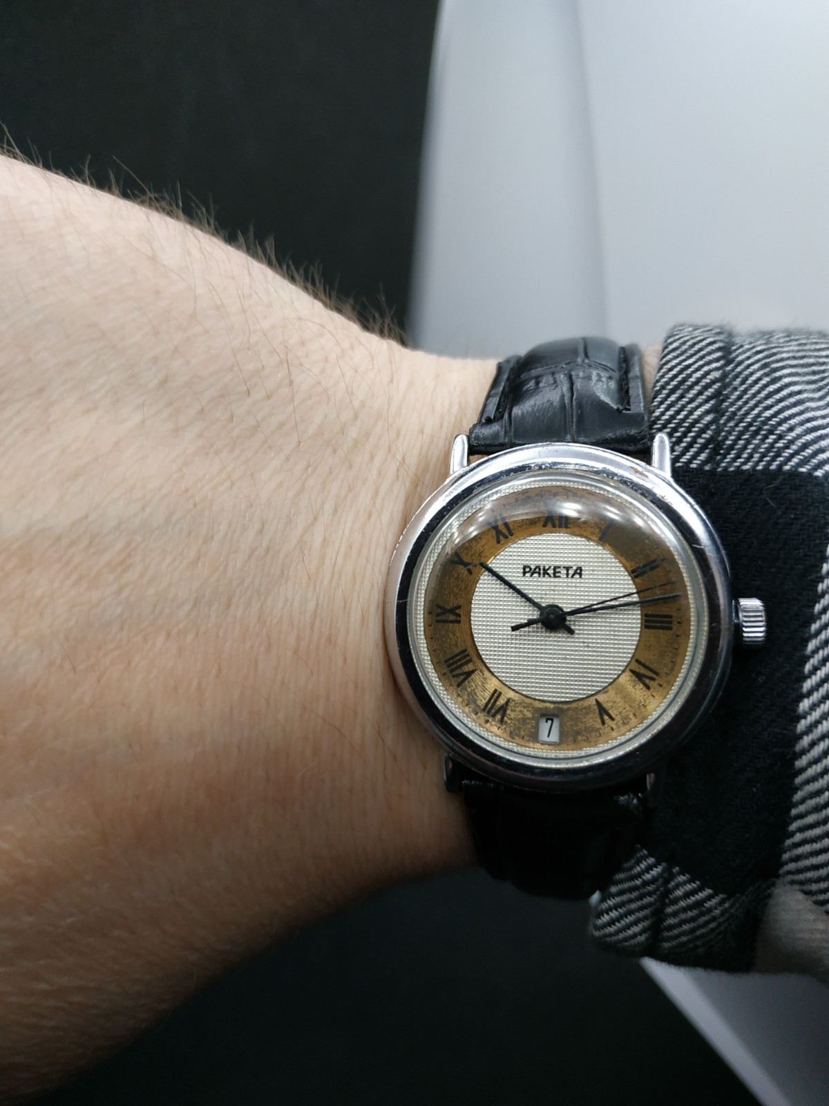 Men’s Dress Vintage USSR Watch Raketa Mechanical 2614.H Retro Soviet ☭