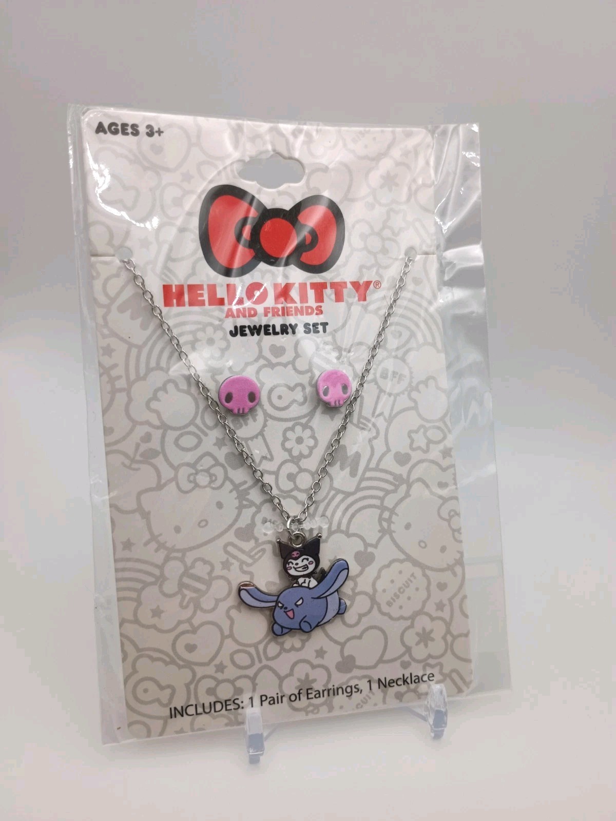 New Hello Kitty And Friends, Kuromi Necklace And Earrings Jewelry Set – NIP