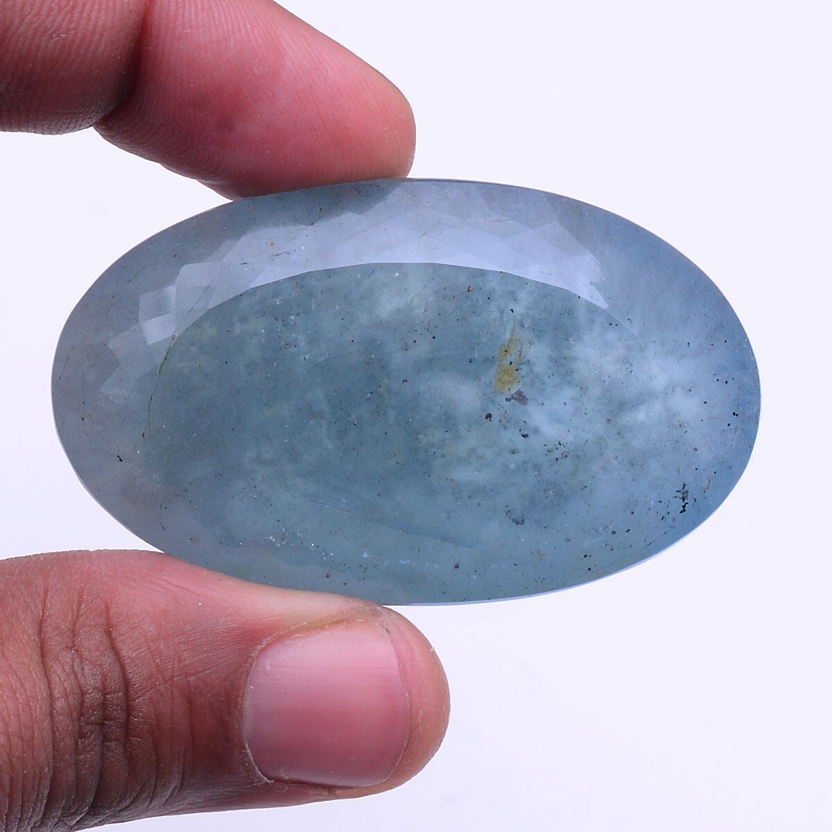 263 Cts Natural Aquamarine Untreated 54mm*32mm Oval Cut Huge Size Loose Gemstone