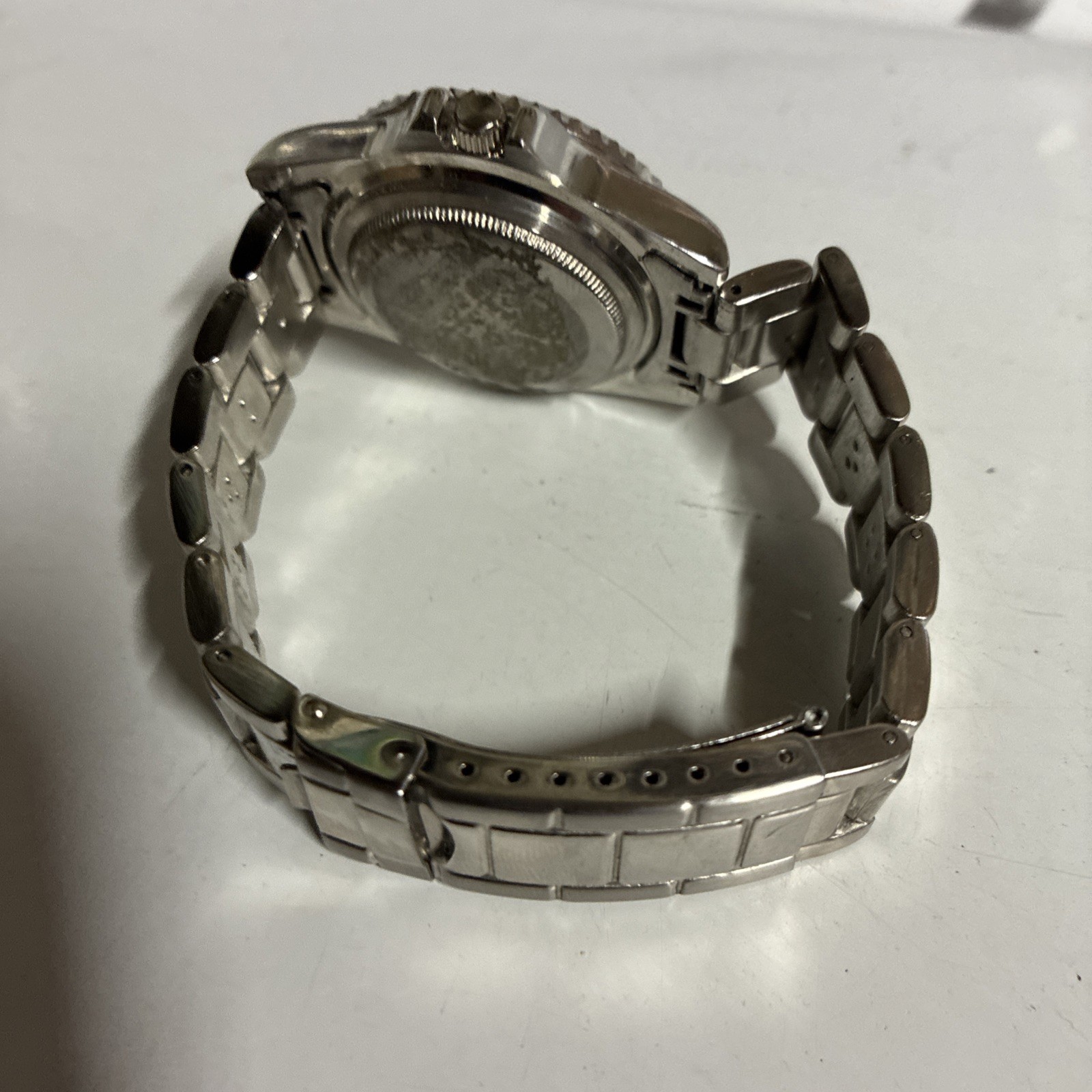 Geneva Calendar Divers Men’s Quartz Watch Stainless Steel