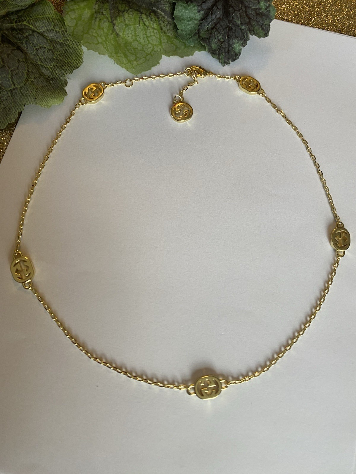 Gucci Signature Chain-Link Necklace/ GG-N-0011