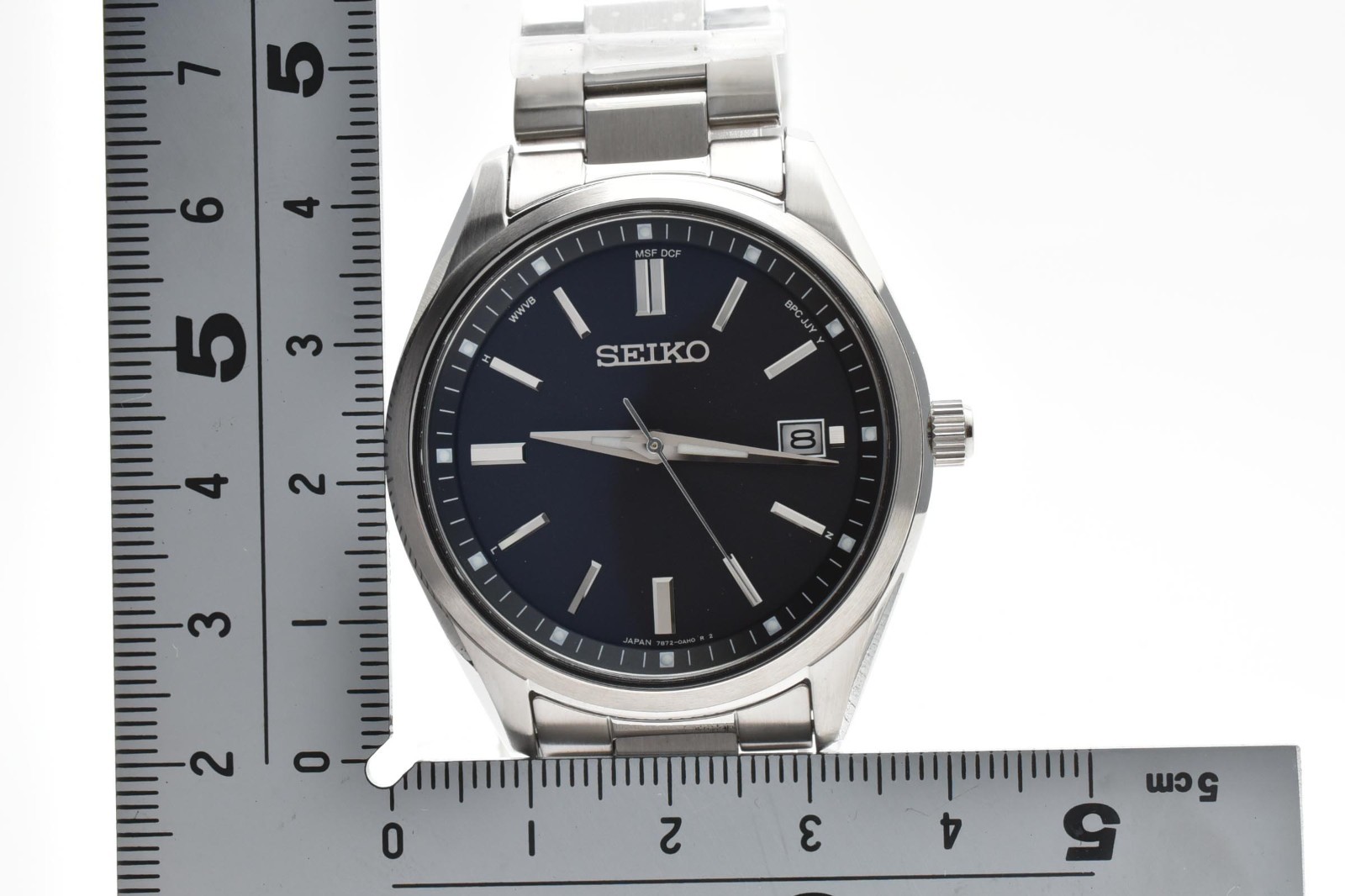 [UNUSED w/Box,Paper] Seiko SBTM323 Black Dial Solar Radio-Controlled Japan