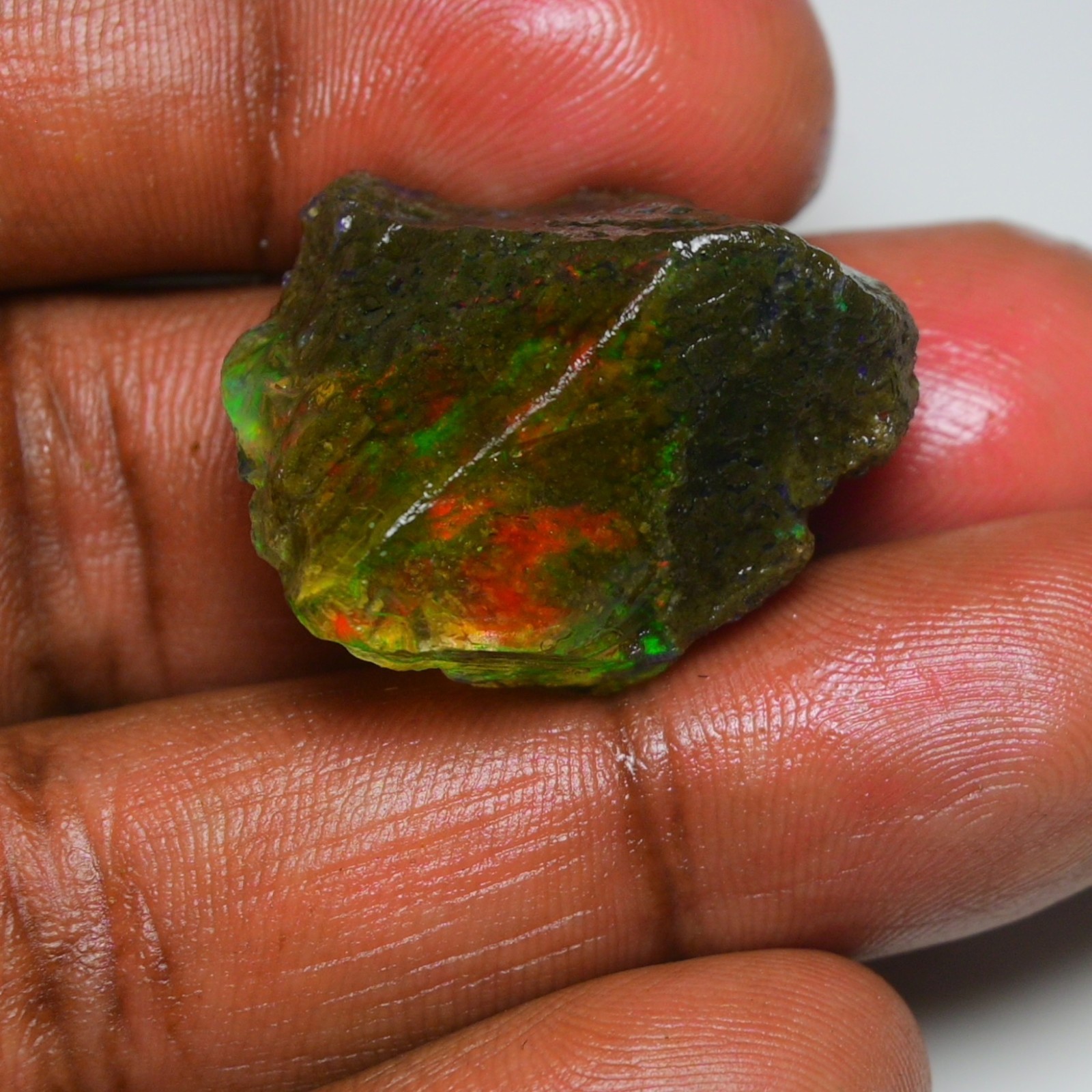 Opal Rough 40.55 Ct Natural Ethiopian Raw, Crystal Opal Specimen, Opal Gemstone