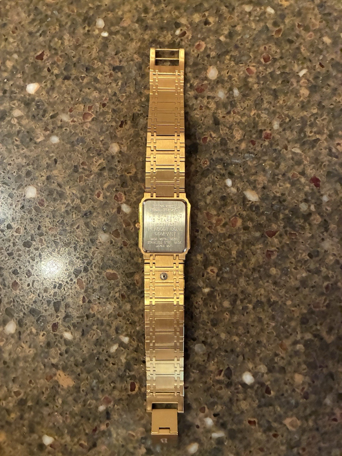 Bulova Vintage Men’s Watch with Two Diamonds and a Ruby-Water-Resistant