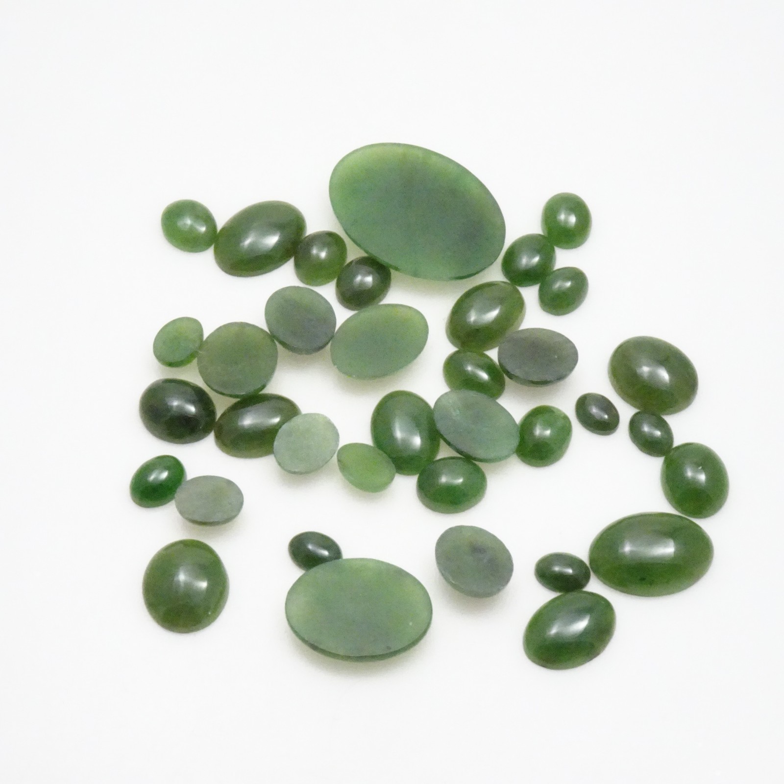 160.80 CTW Aventurine Cabochon Parcel – Oval – MM Varies – Aventurine Cab Parcel