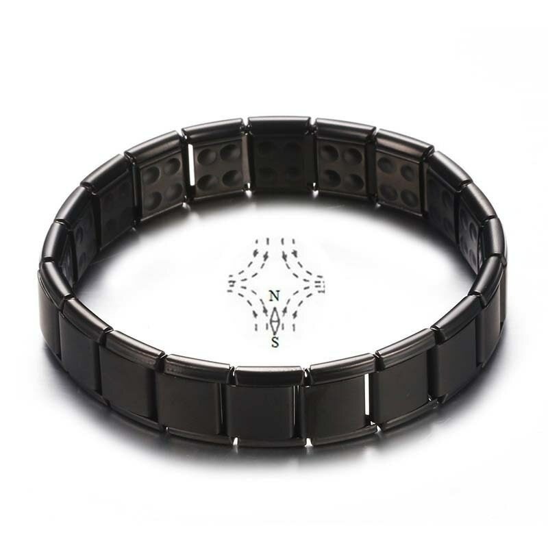 Weight loss Therapeutic Energy Bracelet Healing Therapy Titanium Steel Magnetic