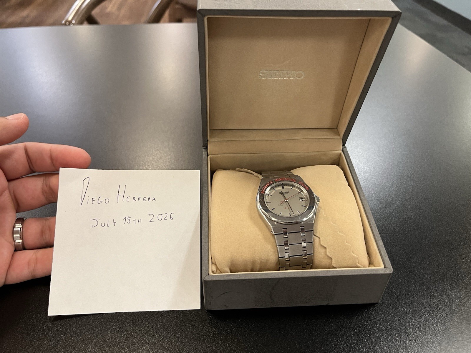 Seiko A.G.S. Automatic Generating System REF. 7M22-6A50