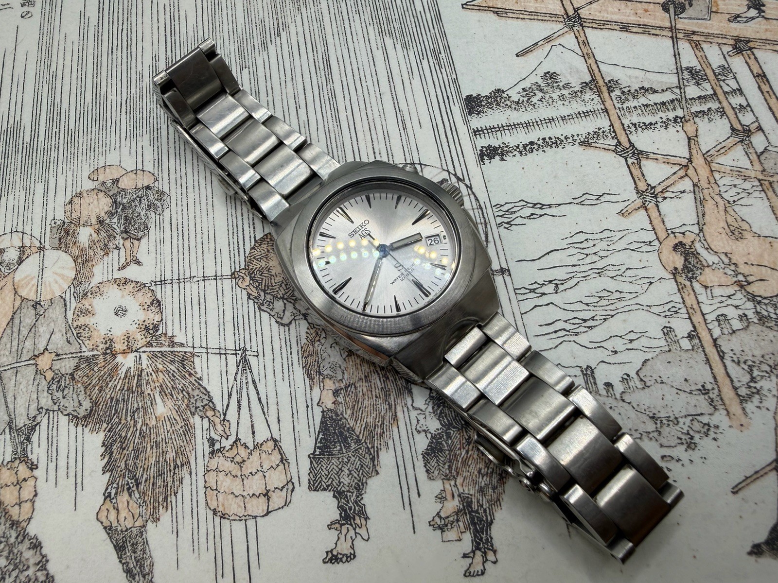 Seiko AGS SUS Kinetic 5M42-0E50 Black Dial 35mm Automatic watch