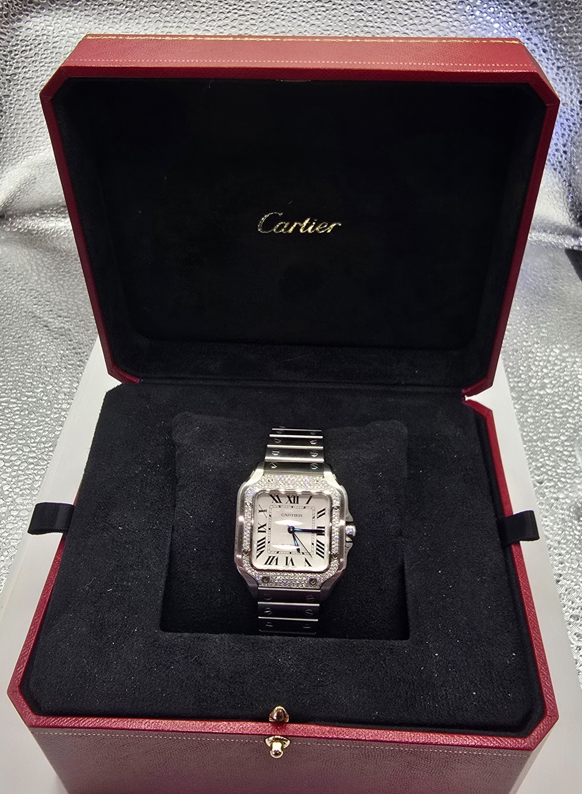 Cartier ladies’ diamond watch mint condition