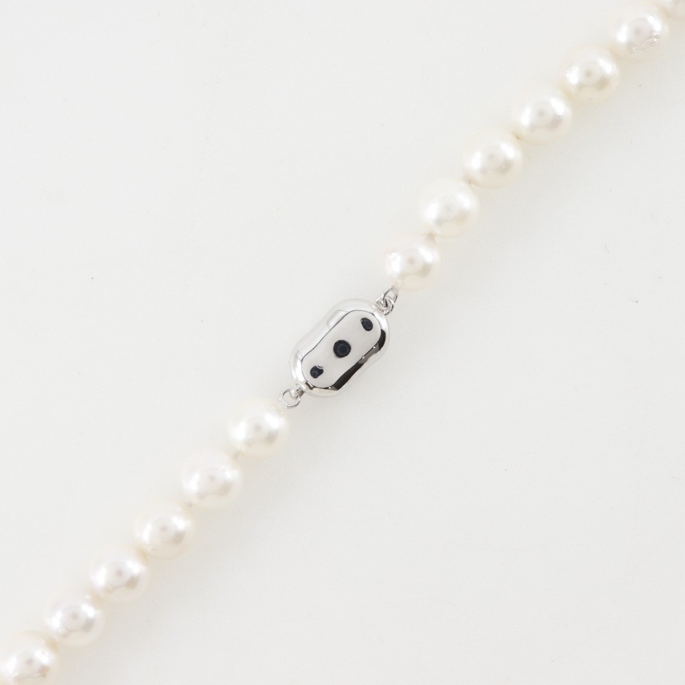 Pearl Necklace7.5～8.0ｍｍ Pearl/Silver 36.3g Women