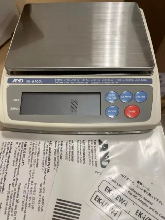 Jewelry Scale 6100 g x 0.1 g, NTEP, Legal for Trade, 5 years warranty NEW