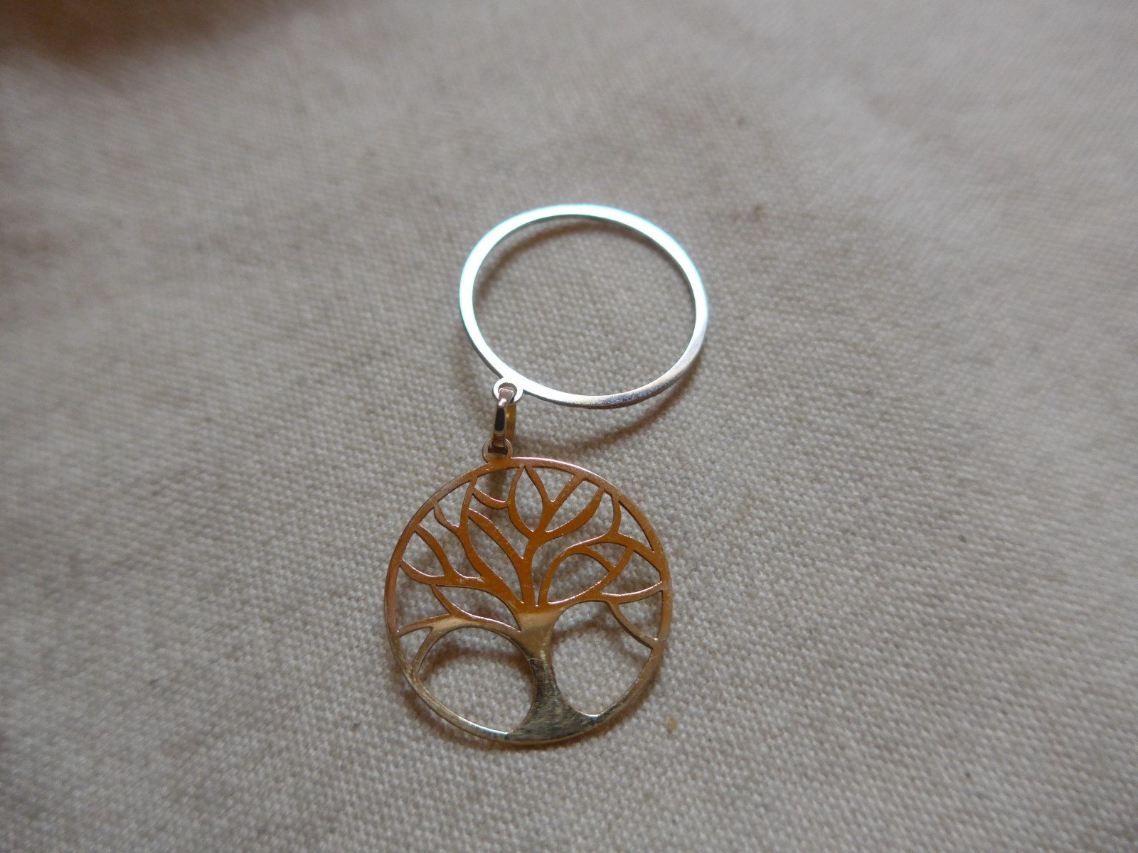 RCI Italy 14K Gold TREE OF LIFE Pendant