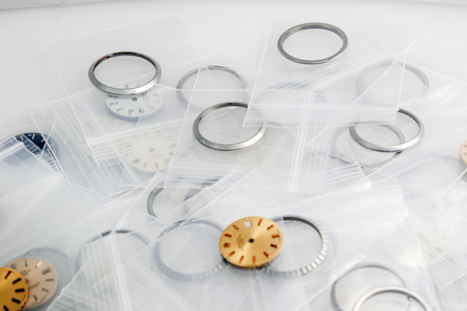 Genuine Rolex Datejust Watch Dial Lot – Free Rolex Stainless Bezel With Purchase