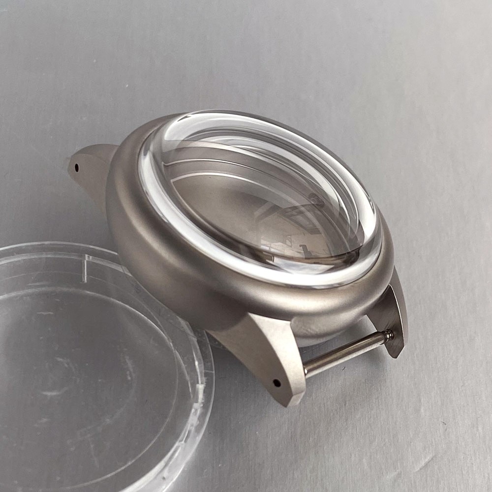 Steel Brushed 200M Dive Watch Case 36mm Sandblast Fit NH35 ETA2824 PT Sapphire