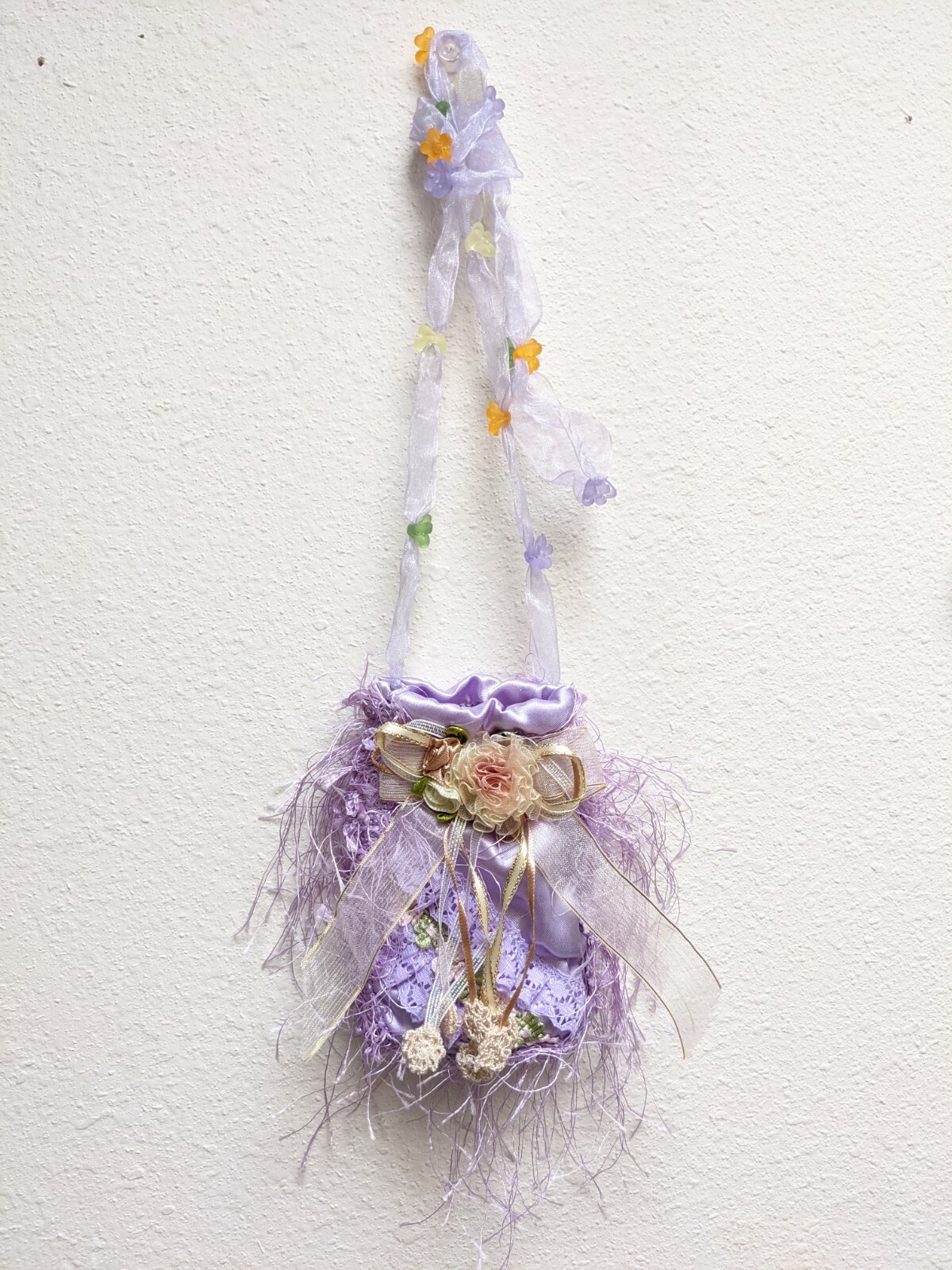 24 pcs Lolita Lacy Bag Small Bags for Girl Mix Pink White Purple Blue 6 colors