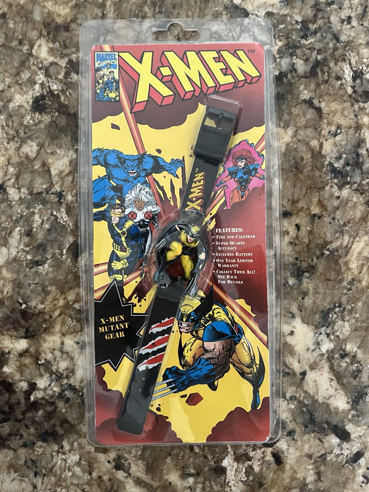 NEW 1994 Marvel Comics Xmen Wolverine Wrist Watch Quartz Childrens Youth MOC
