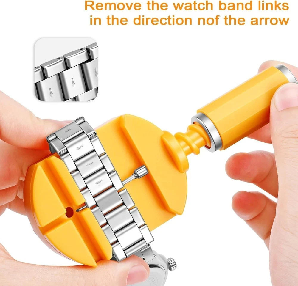 32 Pieces Watch Link Removal Kit，Professional Watch Band Replacement Tool