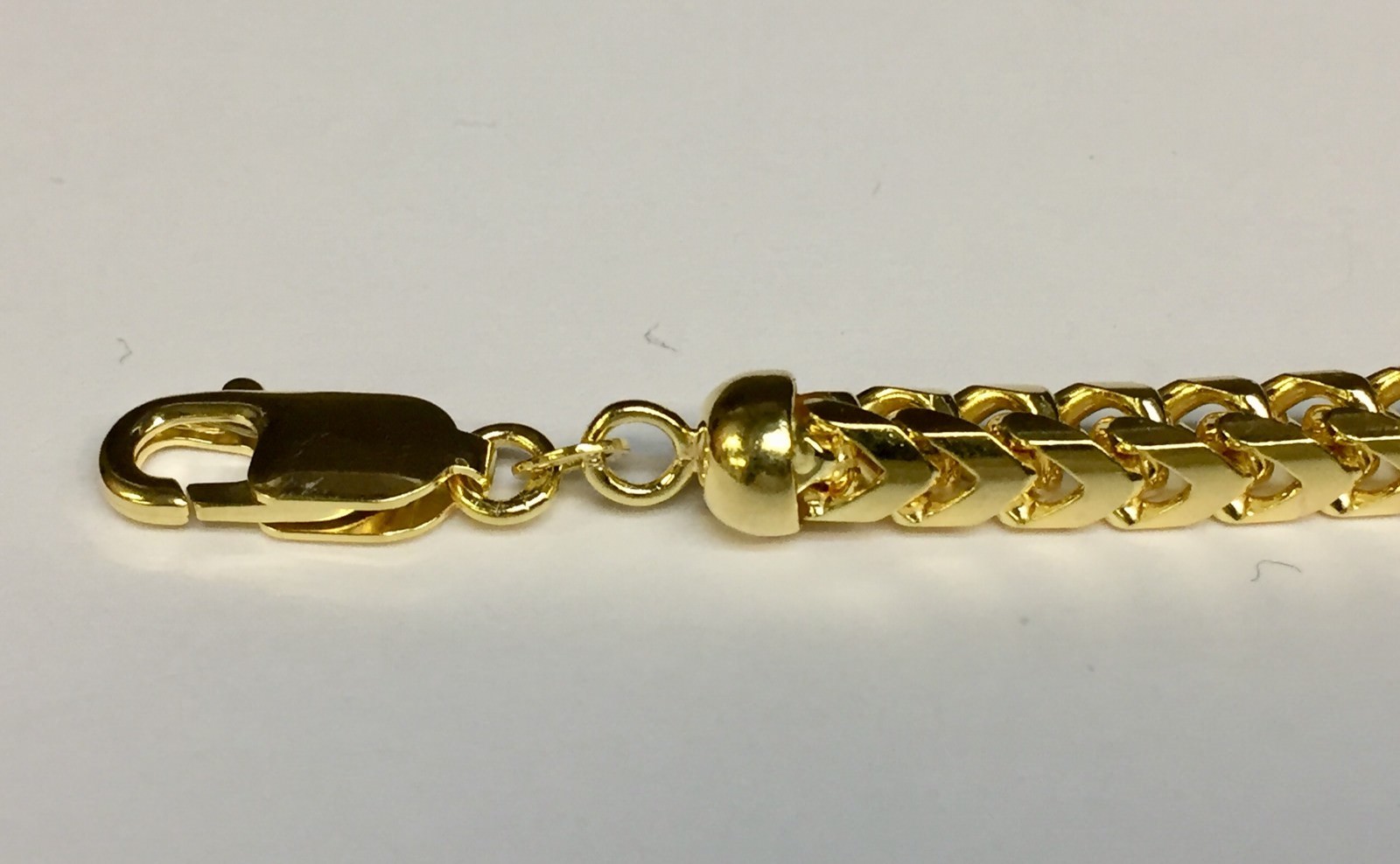 14k Yellow Gold 18″ Mens Solid Franco Link 4.7mm 63 Grams Pendant Chain Necklace