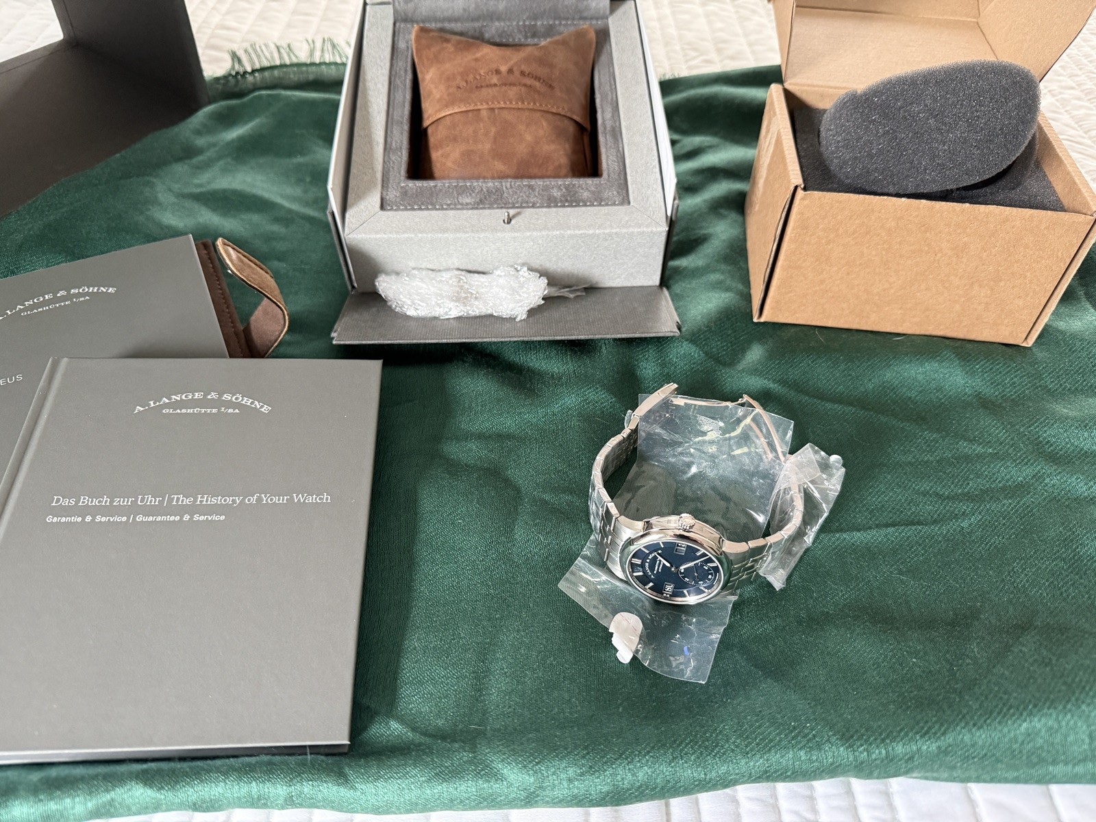 NEW A. Lange & Söhne Odysseus Blue Dial Steel 40.5mm 2026 Full Set 363.179