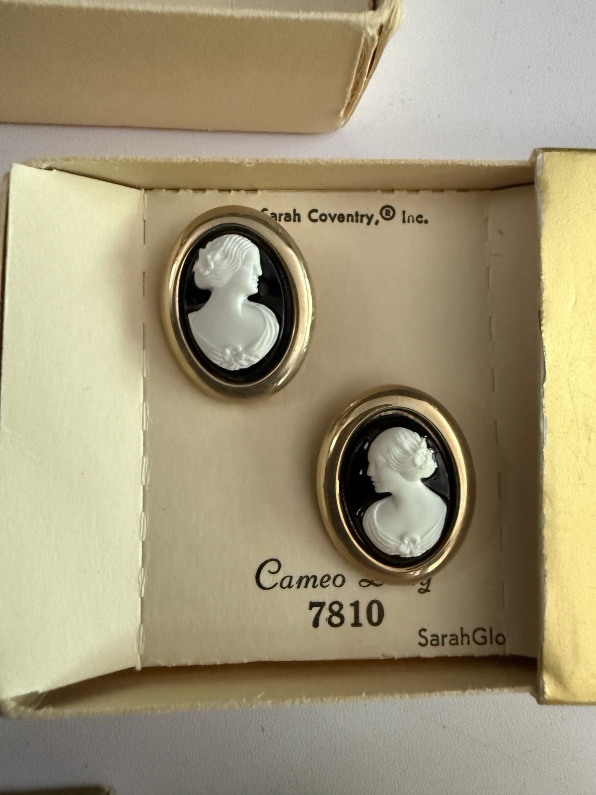 Vtg Sarah Coventry Cufflinks 5920 NOS Blue Rhinestone Lot of 6 In Original Boxes