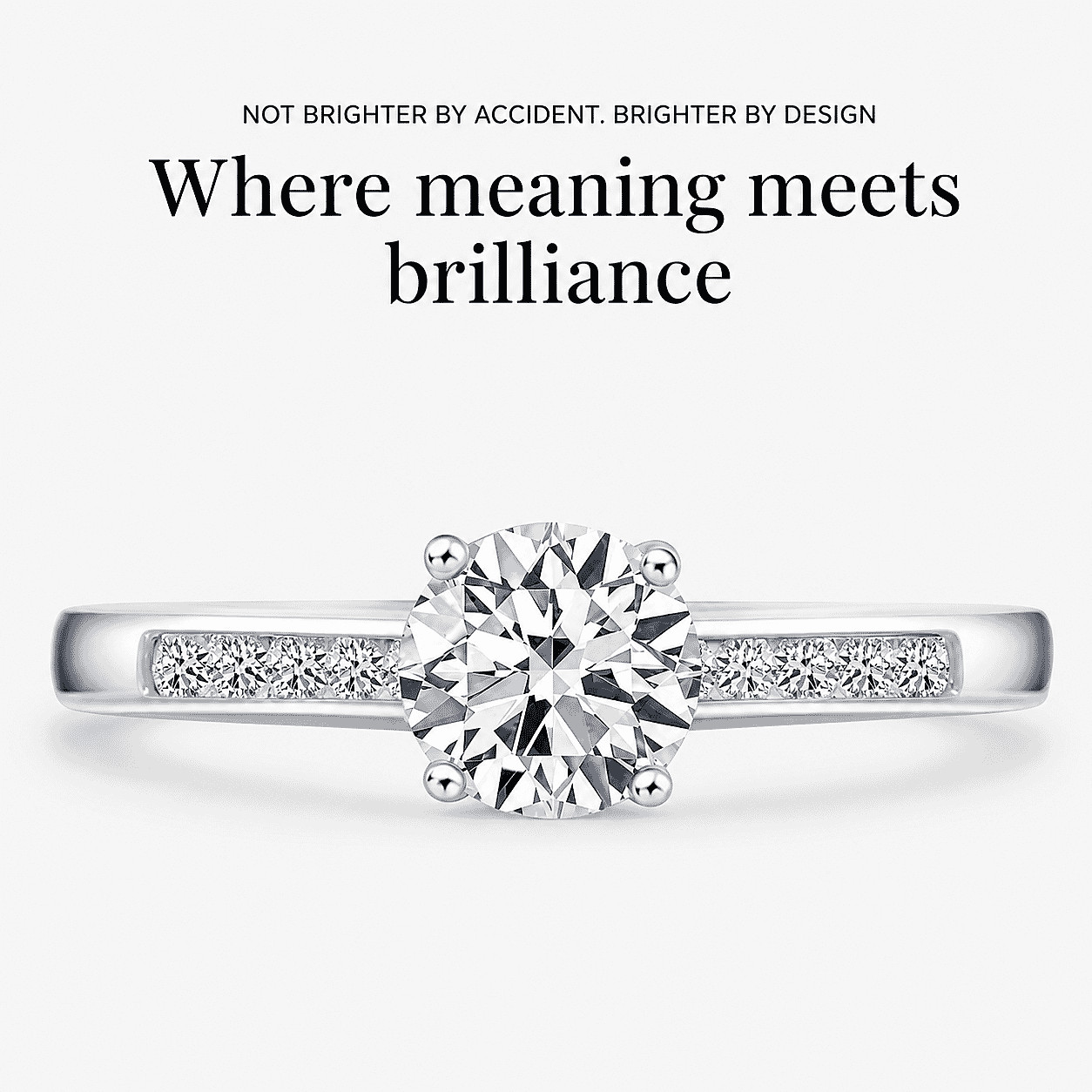 Luxuriant Lab Grown Diamond G-H SI 1.25 ctw Ring in 14K White Gold Size 9.0
