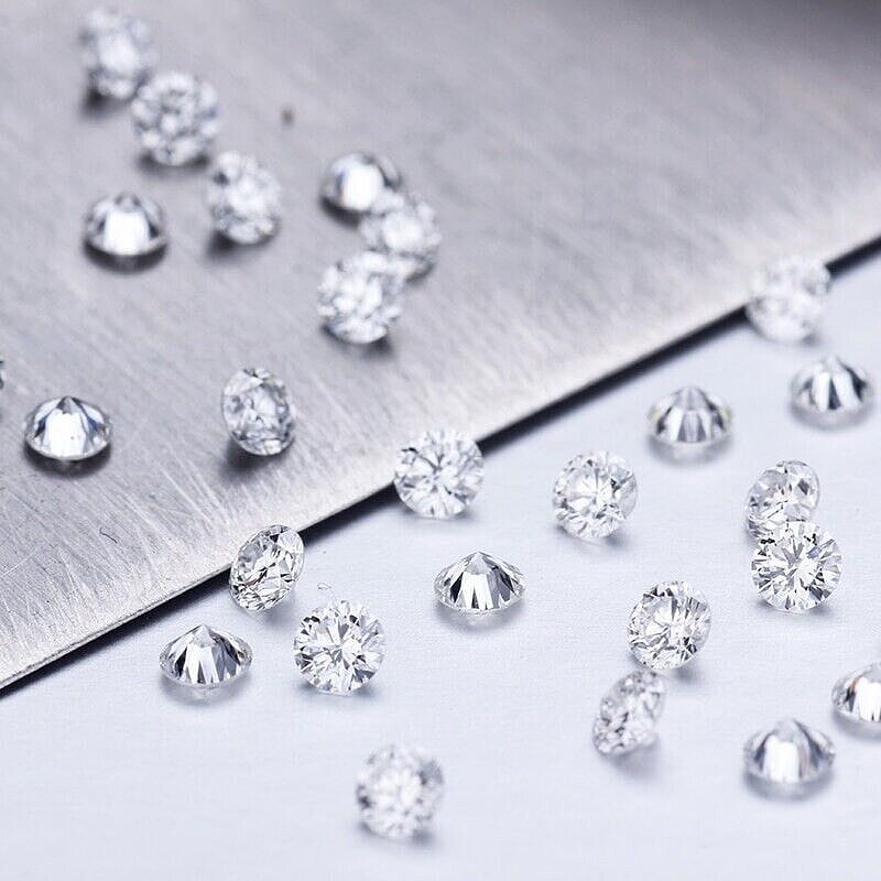 70 Pcs Loose CVD Diamond 1.50 MM Round – D to F – Color IF Clarity Certified