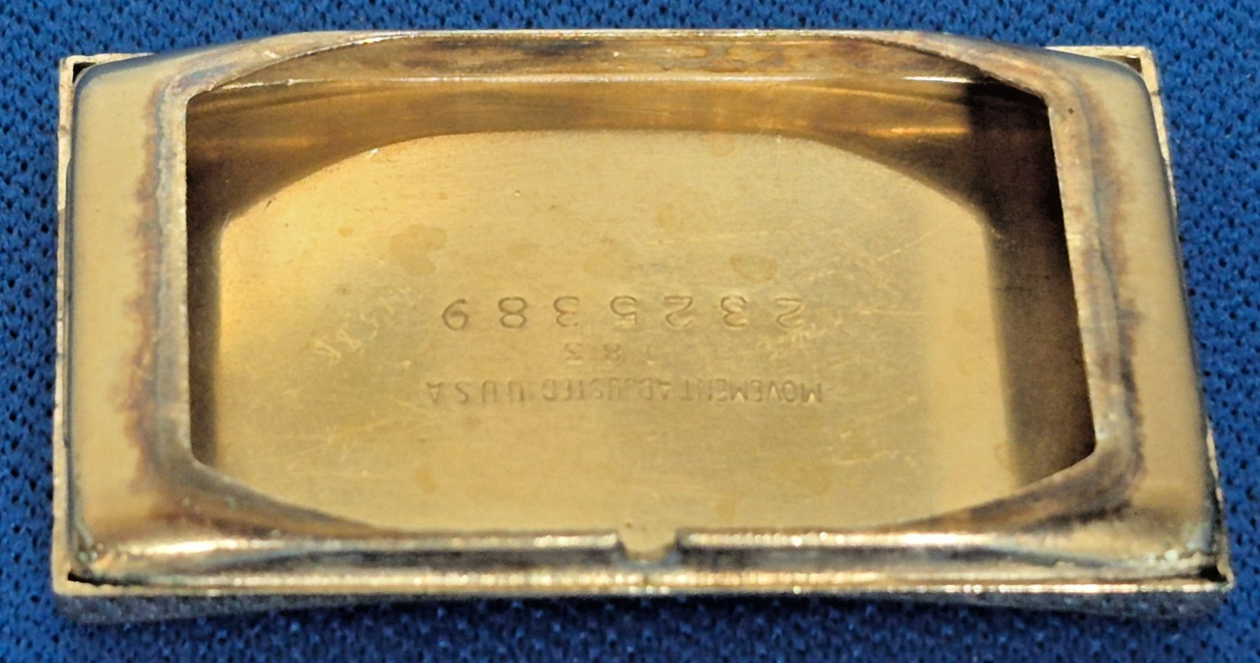 Extremely Rare Fancy Gruen Curvex Gold Filled Vintage Watch Unrestored Condition