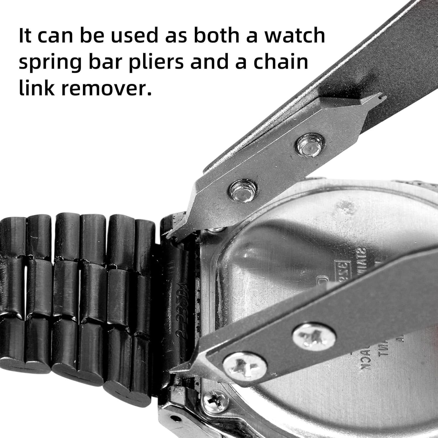 7825 Watch Spring Bar Tweezer, Aluminum Alloy Spring Bar Pliers Lug Removal F…