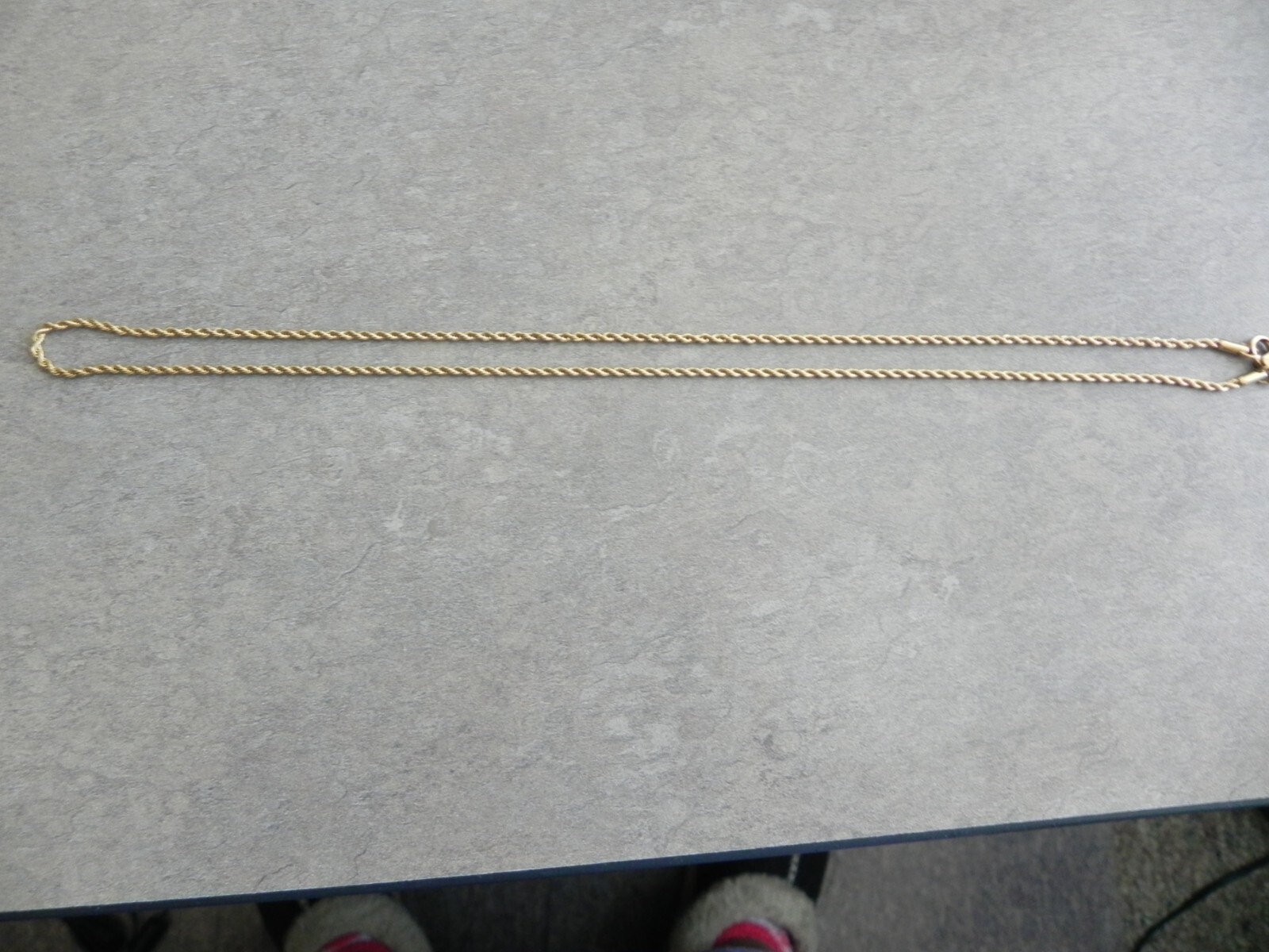 gold chain for all ages. it’s not heave at all. it’s very fine piecs if jewelry.