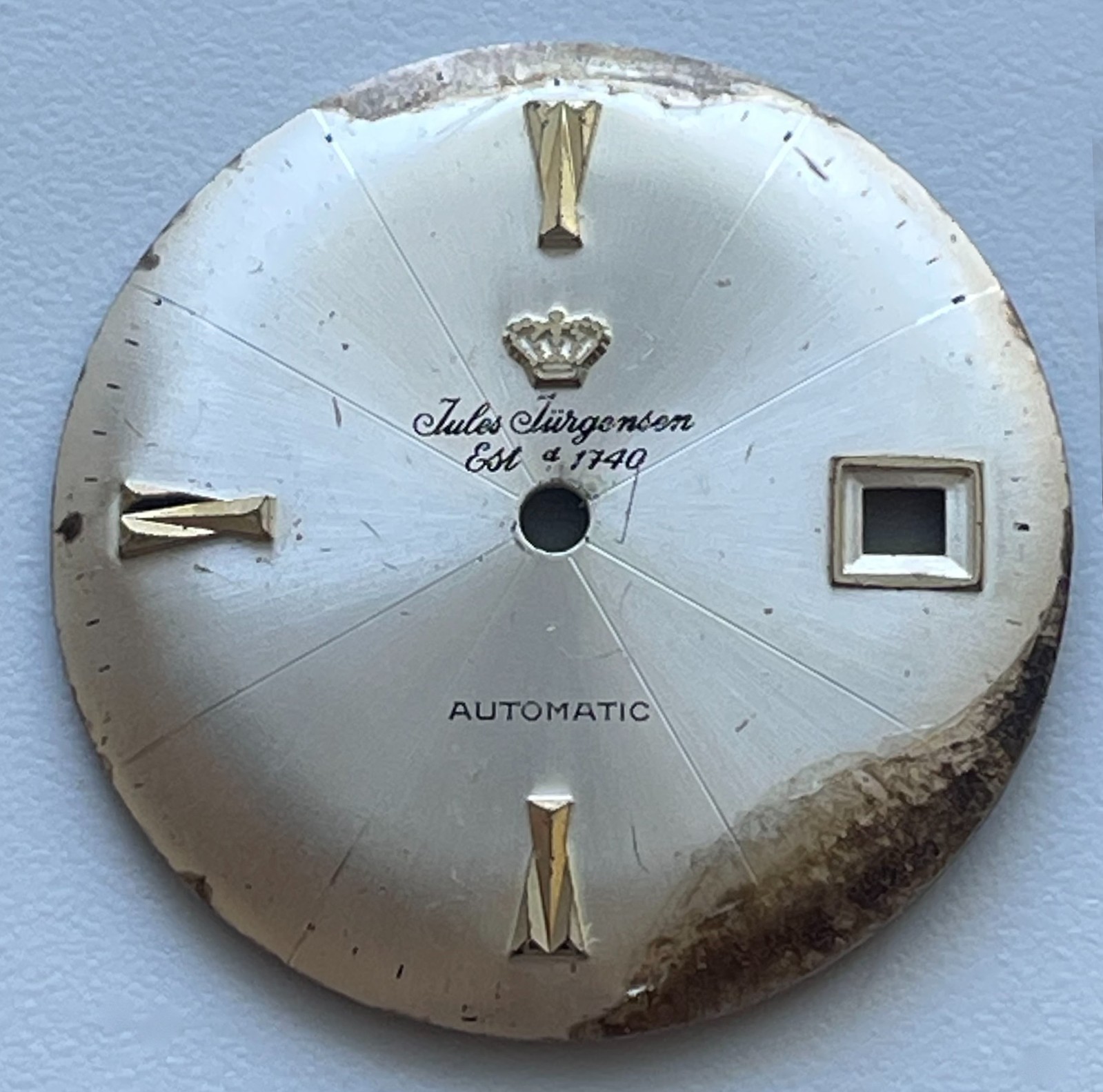 Vintage Benrus Jules Jurgensen Watch Movement ETA 2452 39 Jewels Parts Lot