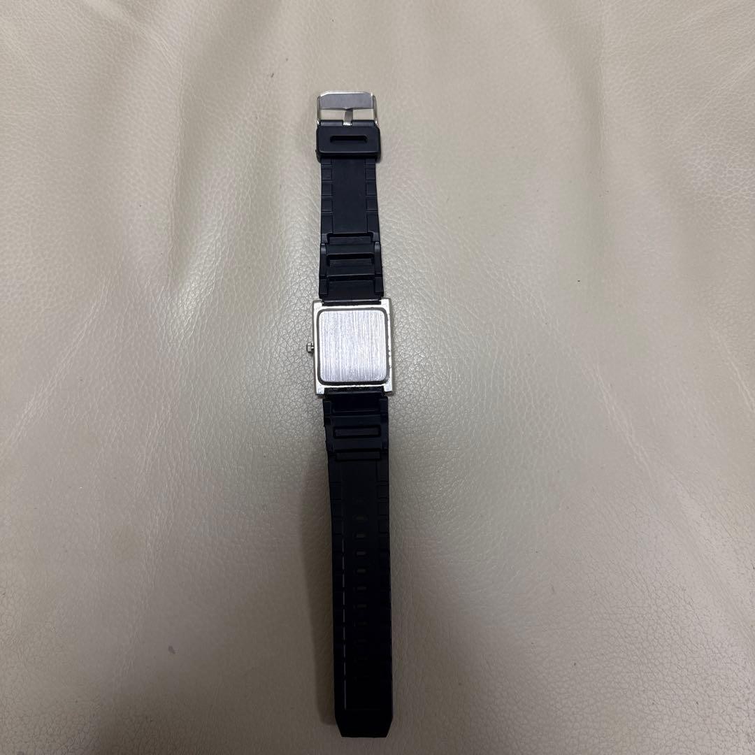 Evangelion NERV Logo Square Quartz Watch Black Unused