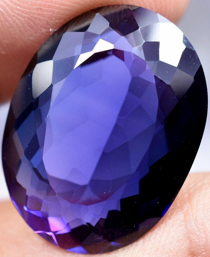 Natural 30.00 Ct Boysenberry Sapphire GGL Certified fabulous Loose Gemstone
