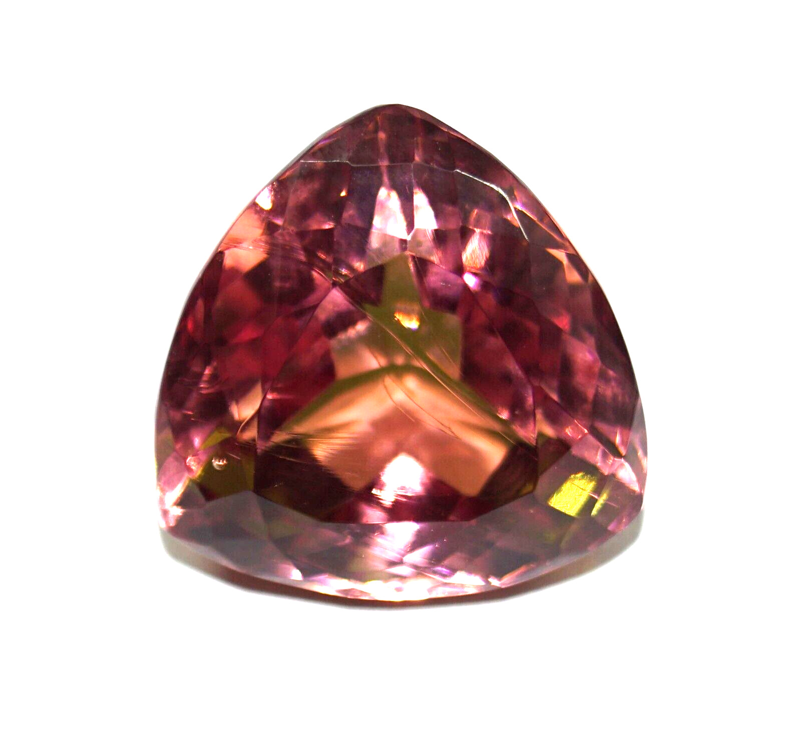 Natural 16.50 Ct Bi – Color Changing Andalusite Certified Cushion Loose Gemstone