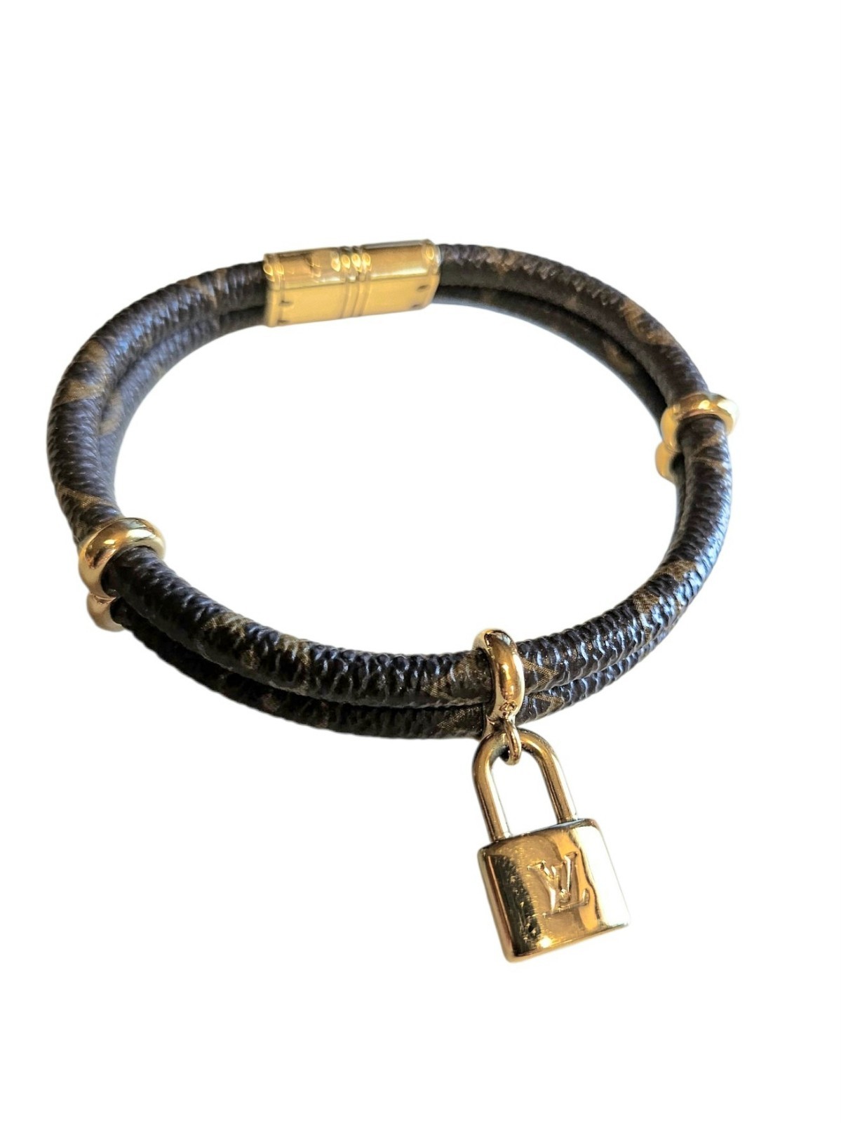 Louis Vuitton Keep It Twice Monogram Bracelet (Model M6640E)