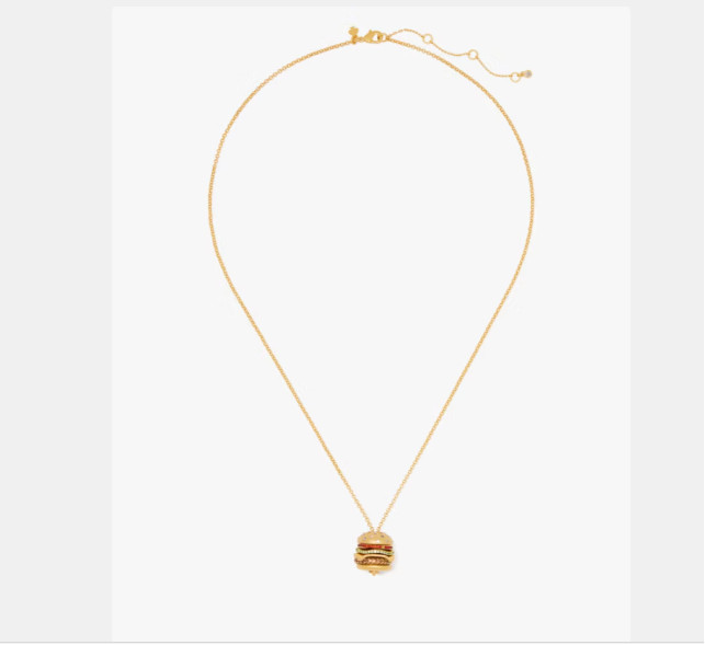 Kate Spade New York Fast Food Burger Pendant