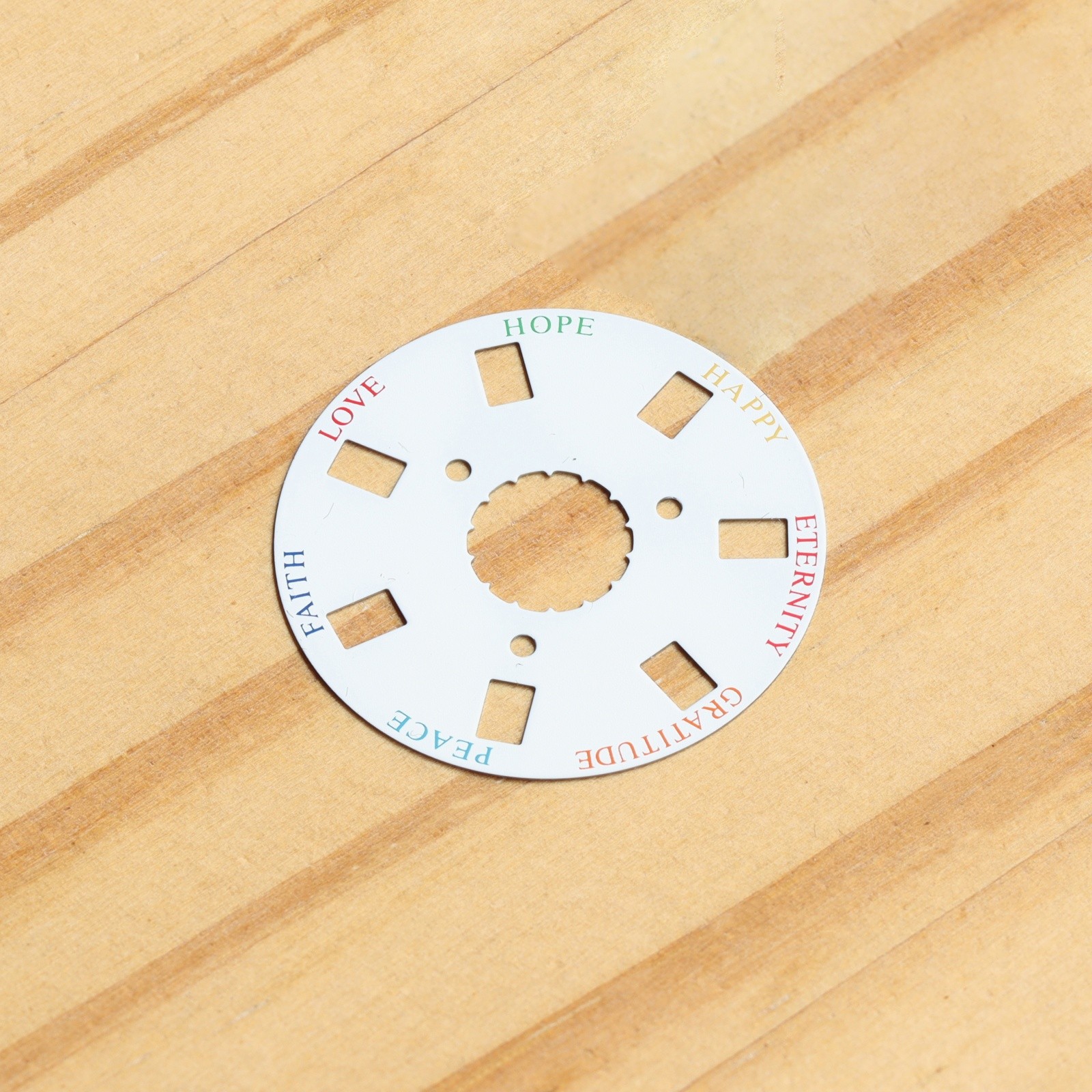 Emoji Date Wheel Disc for Rolex Day-Date 36/40 Cal 3155/3255 Watch Calendar
