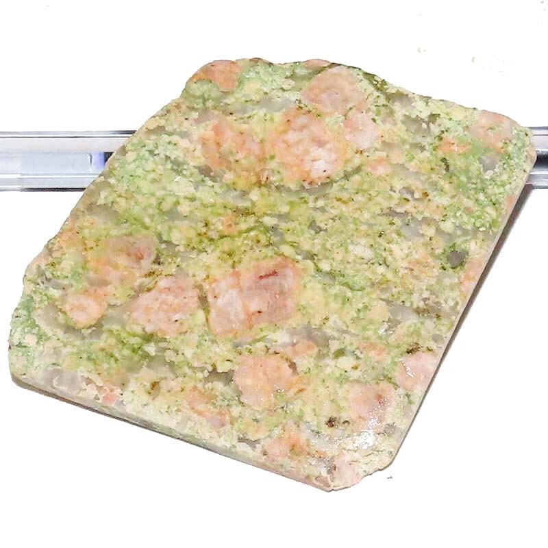 Natural Green Pink Unakite Polished Rough Cabochon Gemstone 205.90 CTS 62x73x7mm