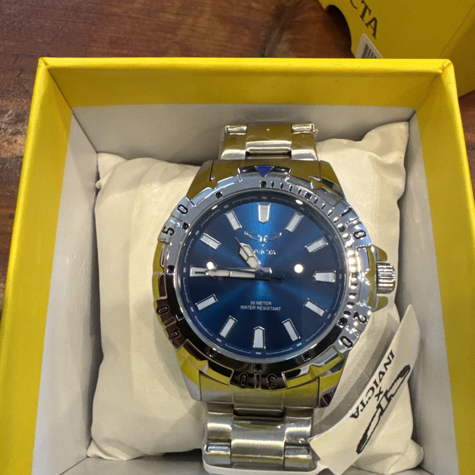 Invicta Specialty I 42mm Stainless Steel Blue Dial Men’s Watch Model 69041 NIB